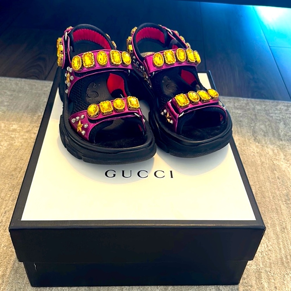 Gucci Flashtrek Sandals❤️